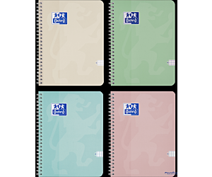 Kołozeszyt Oxford Touch Pastelowy A4 80 kartek mix 5 kolorów 400175356