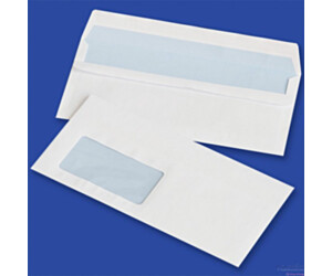 Koperty DL SK białe 75g okno lewe 45x90mm (1000szt.) NC samoklejące 11221300