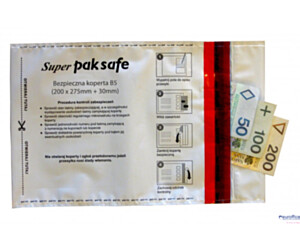Koperty NC bezpieczne (Bankowe) B5 HK 100szt. białe/szare 55238097