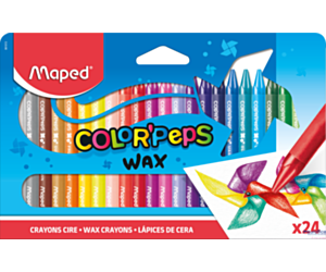 Kredki COLORPEPS świecowe 24 kolorów 861013 MAPED