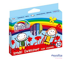 Kredki FIORELLO świecowe 32 kolorów 170-1387
