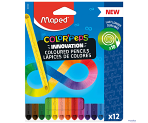 Kredki z grafitu Infinity 12 szt kartonowe etui 861600 MAPED