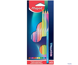 Kredki Nightfall 12 szt. pud. z zaw. 831700 Maped