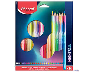 Kredki Nightfall 24 szt. pud. z zaw. 831702 Maped