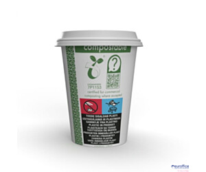 Kubki papierowe Green Leaf 350 ml op 50 szt. LV-12-GR