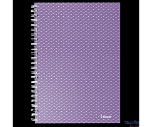 Kołonotatnik ColourBreeze A5, w kratkę, lawendowy Esselte 628469