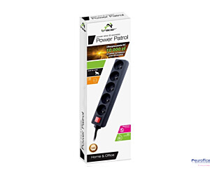 Listwa TRACER PowerPatrol czarna 5m 5 gniazd TRL-100C PowerPatrol