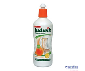 LUDWIK Płyn do mycia naczyń 450g brzoskwiniowy z lanoliną 28249