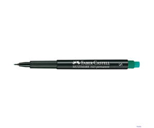 Foliopis z gumką OHP MULTIMARK S 0.4 zielony FABER-CASTELL