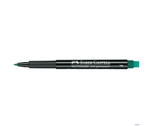 Foliopis z gumką OHP MULTIMARK F 0.6 zielony FABER-CASTELL 151363