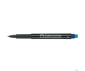 Foliopis z gumką OHP MULTIMARK F 0.6 niebieski FABER-CASTELL 151351