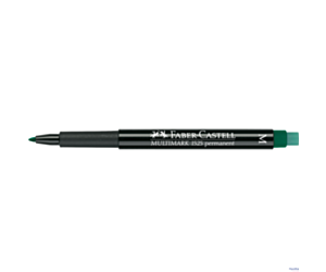 Foliopis z gumką OHP MULTIMARK M 1.0 zielony FABER-CASTELL 152563