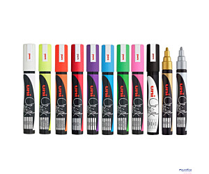 Marker z farbą kredową CHALK PWE-5M srebrny UNI UNPWE5M/DSR