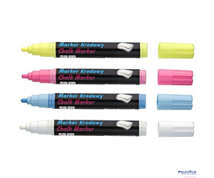 Marker kredowy, końcówka okrągła 4,5mm, 8g tuszu niebieski TO-292 Toma
