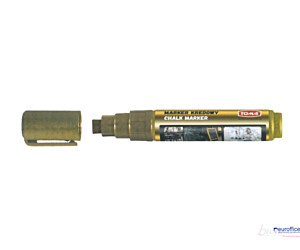 Marker kredowy, końcówka ścięta 8mm, 8g tuszu złoty TO-291 Toma