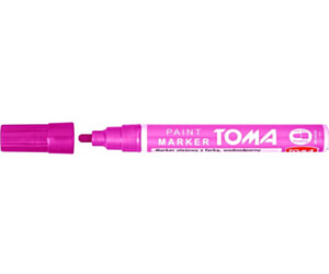 Marker olejowy, fibrowa końcówka 2,5mm, różowy TO-440 Toma
