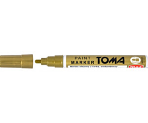 Marker olejowy, fibrowa końcówka 2,5mm, złoty TO-440 Toma