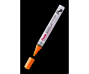 Marker olejowy Pentel średnia okrągła końcówka, MMP10-F pomarańczowy