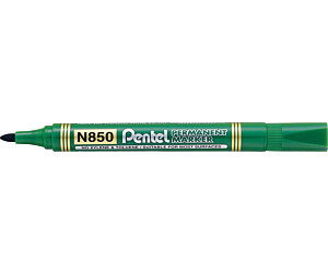 Marker permanentny N850 zielony okrągła końcówka PENTEL