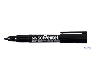 Marker permanentny NN50 czarny okrągła końcówka PENTEL