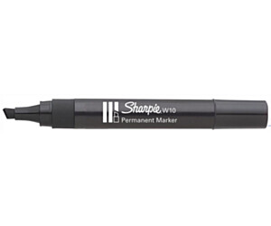 Marker permanentny W10 ścięty czarny SHARPIE SS0192654