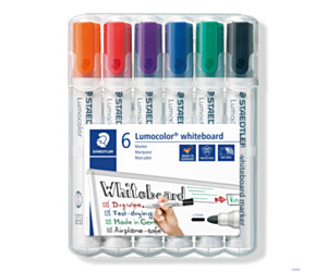 Marker suchościeralny 351 WP6 6szt w etui STAEDTLER