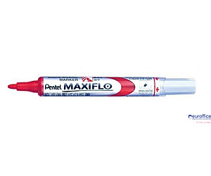 Marker suchościeralny czerwony MWL5MB PENTEL MAXIFLO(z tłoczkiem)