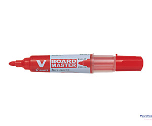Marker suchościeralny V BOARD MASTER czerwony PIWBMA-VBM-M-R-BG PILOT