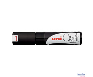 Marker z farbą kredową CHALK PWE-8K czarny UNI UNPWE8K/6CA