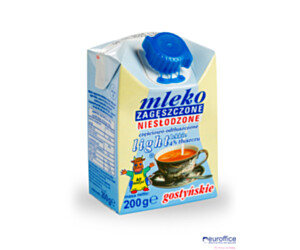 Mleko GOSTYŃ 4% zagęszczone niesłodzone LIGHT 200g