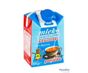 Mleko GOSTYŃ 7,5% zagęszczone niesłodzone 200g