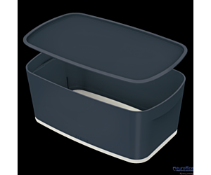 MyBox Cosy mały pojemnik z pokrywką, szary Leitz 52630089