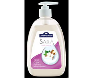 Mydło w płynie SARA 500ml DELIKATNA BAWEŁNA GENERAL FRESH