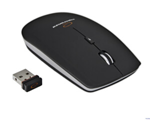Mysz bezprzewodowa 2.4GHZ optyczna USB SATURN czarna EM120K ESPERANZA