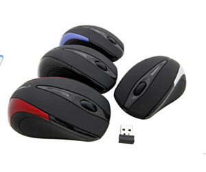 Mysz bezprzewodowa 24GHZ USB RED ANTARES ESPERANZA EM101R czerwona