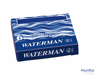 Naboje INTERNATIONAL (6 szt) niebieski floryda S0110950 WATERMAN
