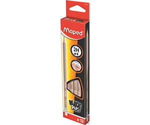 Ołówek drewniany z gumką Blackpeps 2H MAPED 851723