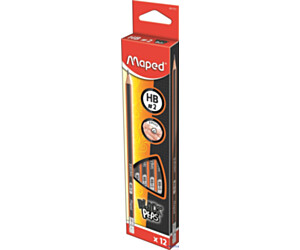 Ołówek drewniany z gumką Blackpeps HB MAPED 851721