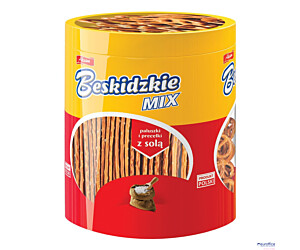 Paluszki i Precelki z solą BESKIDZKIE MIX 275g w tubie