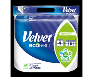 Papier toaletowy Velvet Ecoroll 4 rolki