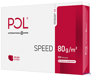 Papier xero A3 POLSPEED 80g klasa białości C 153