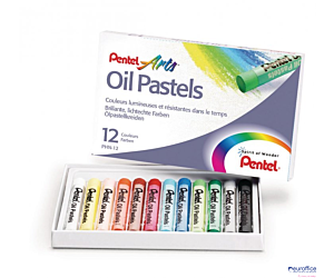 Pastele olejne 12 kolorów PHN-12 PENTEL