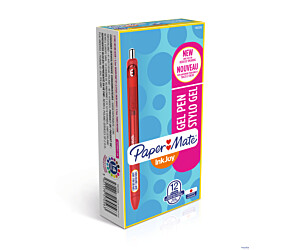 Pióro żelowe INKJOY GEL 0.7mm czerwony 1957056 PAPER MATE