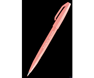 PISAK PĘDZELKOWY DO KALIGRAFII BRUSH SIGN PEN SES15C-F2 koralowy Pentel