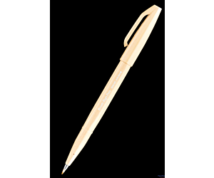 PISAK PĘDZELKOWY DO KALIGRAFII BRUSH SIGN PEN SES15C-F3 bladopomarańczowy Pentel
