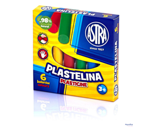 Plastelina Astra 6 kolorów, 83811905
