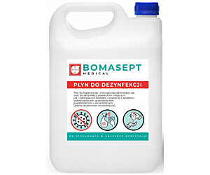 PŁYN DO DEZYNFEKCJI RĄK 5L ALKOHOLOWY (POW. 70%) BOMASEPT G