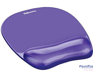 Podkładka pod mysz i nadgarstek fioletowa CRYSTAL 9144104 FELLOWES