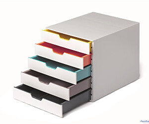 Pojemnik VARICOLOR z 5 kolorowymi szufladkami DURABLE 762527