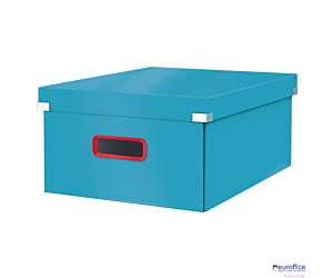 Średniej wielkości pudełko do przechowywania Leitz Click & Store Cosy Aksamitny szary 53490061